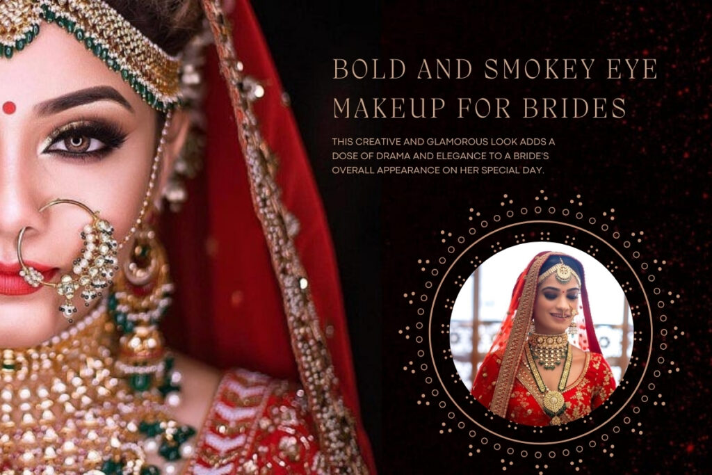 Bold and Smokey Eye Makeup for Brides